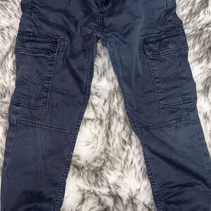 Zara Boys Navy Blue Cargo Pants